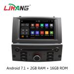 Android 7.1 7 Inch Peugeot DVD Player PX3 4Core With AUX-IN Map GPS
