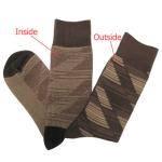 Pattern ribbed socks