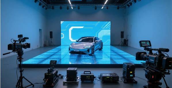P1.953mm LED Floor Screen 4T Load Capacity for Auto Shows