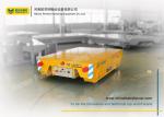 Metal Handing Battery Transfer Cart Battery Steerable Transfer Bogie On Rail