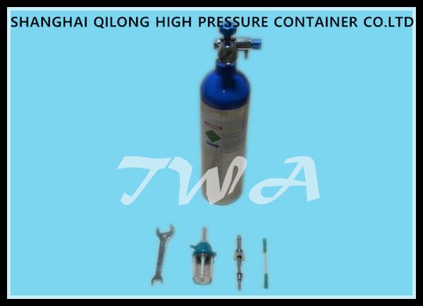 DOT -3AL 0.51L Aluminum Gas Cylinder Safety Gas Cylinder High Pressure for Use CO2 Beverage