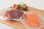 QS Transparent Food Vacuum Bags Nylon Food Sealable Storage 17cm*25cm