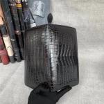 Genuine Real True Crocodile Belly Skin Male Clutch Purse Men's Long Wallet