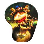 WMP-051 Non Slip Cute Cartoon Rubber Material Design Wrist Rest Mouse Pad