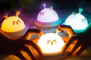 Wholesale Rechargeable Cute Night Lamps LED Animal Night Light Colorful Silicone Night Light For Kids from china suppliers