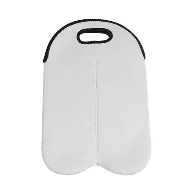 Neoprene Sublimation Wine Bottle Bag For Two Bottles