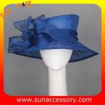 Elegant design sinamay Church hats for lady with assorted colors ,trendy Sinamay