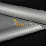 Grey E-Glass Silicone Fiberglass Fabric Fireproof High Temperature Thermal