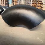 Square Carbon Steel Elbow in Black for Pipe Connection Solutions