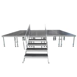 Wholesale 1.22x2.44m Black Aluminum Stage Platforms Outdoor from china suppliers