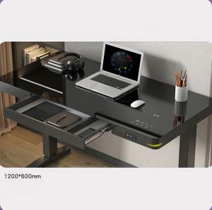 Wholesale Electric Height Adjustable White Lift Desk for Custom Hospital Wooden Sit Standing Table from china suppliers