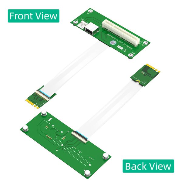 OEM PCI-E Vertical Express X8 USB GPU Riser Card With High Speed FPC Cable