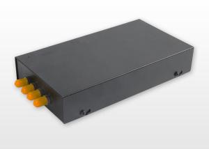 Wholesale ST SM Metal Fibre Distribution Frame , 4 Port 4 Core Optical Fiber Termination Box from china suppliers