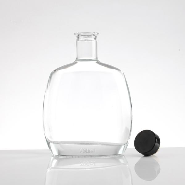 Customized Logo Glass Bottle for Spirit Gin Liquor Whisky Rum Tequila Vodka