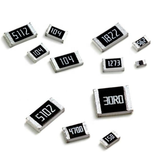 Black Color SMD Thick Film Chip Resistor 1206 0.1% 0.5% 1% 5% For Medical