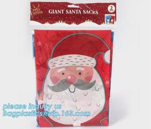 Wholesale giant plastic gift poly bag 36&quot;*44&quot; santa sack for gift,Giant Santa Sack for Christmas Gift Packing-1 package bagease from china suppliers