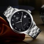 316L Stainless Steel Skeleton Mechanical Watches Custom Logo Tourbillon