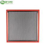 High Capacity High Temperature Resistant Deep Pleated Hepa Filter 2500m³/h Air