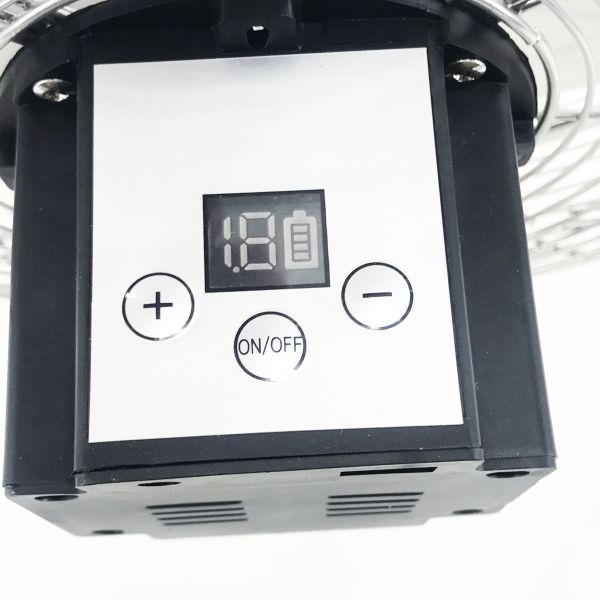 DC Brushless Motor Electric Rechargeable Solar Ground Fan With Usb And Solar Panel