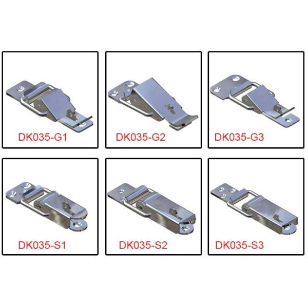 SS304 Polish Stainless Steel Over Center Latches With Keyhole