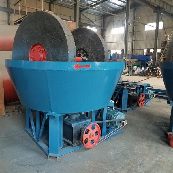Gold Mining Wet Pan Gold Mill Ore Crushing Grinding Mill Machine