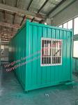 Corrugated type fixed box firmly welded self-assembled container houses
