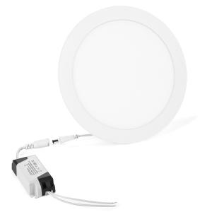 Wholesale Aluminum Recessed Flat Panel Led Lights 18w Round 3000-6000K CCT from china suppliers