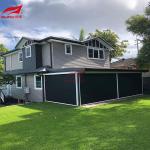 Insect Resistance Outdoor Roller Blinds Motorized Windproof