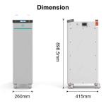 Sleek Standing Home Energy Storage Kit 48V/51.2V with EVE Battery Seplos 16S