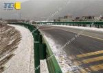 ISO9001 RMS Approved Safety Barriers , Wave Metal Highway Barriers On Roads