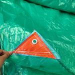 100% Waterproof Plaid Style Heavy Duty PE Tarpaulin Covers Sheet For Truck Tent
