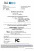 SUNLUX IOT Technology (Guangdong) Inc. Certifications