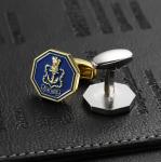 Metal Custom Cufflinks Gift Set Engraved Gold Cufflinks Mens Accessories