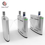 Acrylic Arm Flap Barrier Turnstile With Fingerprint 40 Persons/Min