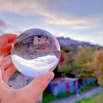 Home Decoration Solid Acrylic Sphere , Clear Acrylic Contact Juggling Ball