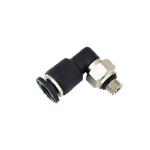 PL - C Male Elbow Push To Connect Tube Fittings , Mini Push In Tube Fittings