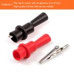 1000V 10A Multimeter Crocodile Clips , Multipurpose Battery Alligator Clips