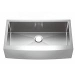 Household Apron Stainless Steel Kitchen Sink With Sound-Seadening Pads