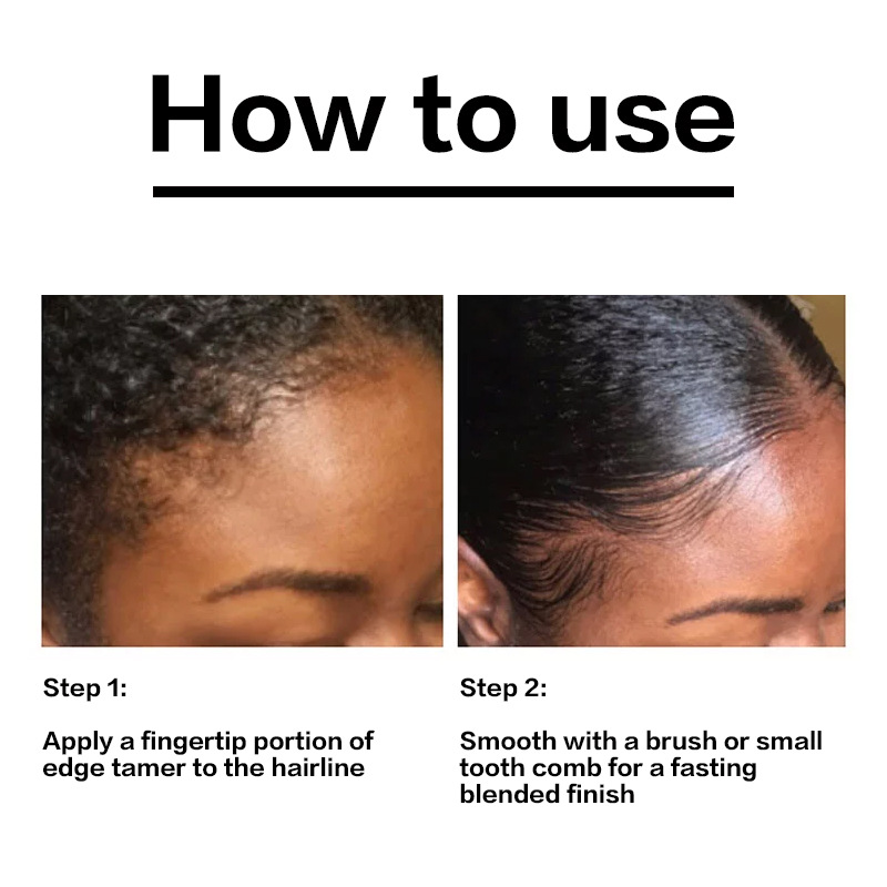 Extra Hold Hair Styling Edge Control Gel for All Ages Clear Braiding Jam Braid Gel