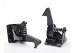 Black Color Spring Drawer Child Safety Cabinet Locks Solid Material Eco -