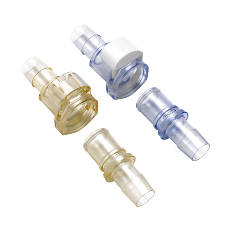 OEM Medical Injection Parts PC Luer Fittings Syringe Connect Adapters