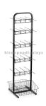 Exhibition Flooring Display Stands / Metal Wire Grid Display Racks
