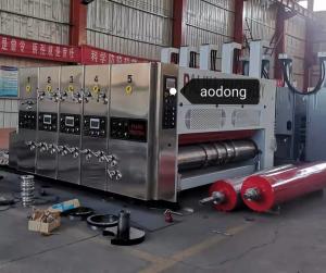 Wholesale 4 Color Flexo Printing Slotting Die Cutting Machine 2 Year Warranty from china suppliers