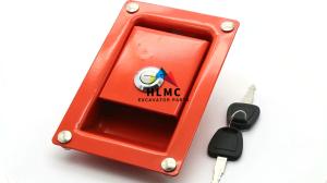 Wholesale Excavator Parts Side Door Lock Cover 125-00035A 125-00034A Hydraulic Pump Door Lock DH300 370 Doosan Side Cover Lock from china suppliers