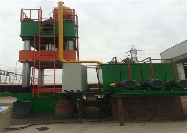 Green And Orange Color Hydraulic Metal Press Machine High Efficiency Elbow