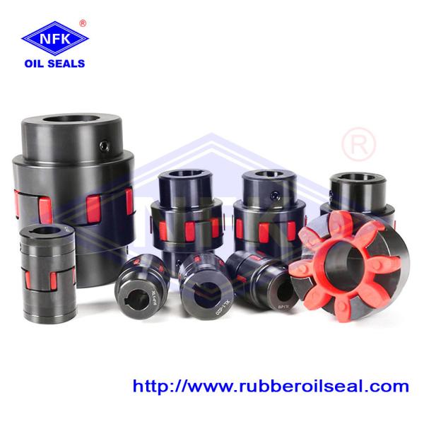 Pu Rubber Flexible Elastic Spiders Coupling Plum Shaft Couplings For Jaw Bush