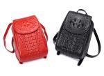 New 2019 crocodile skin bag backpack for ladies