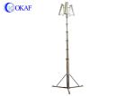 High Strength Aluminum Alloy Telescopic Mast Pole Pneumatic Antenna Pole