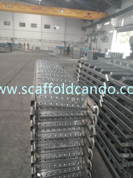 550*2677mm,550*2515mm,550*2397mm scaffolding galvanized stair case steel ladder