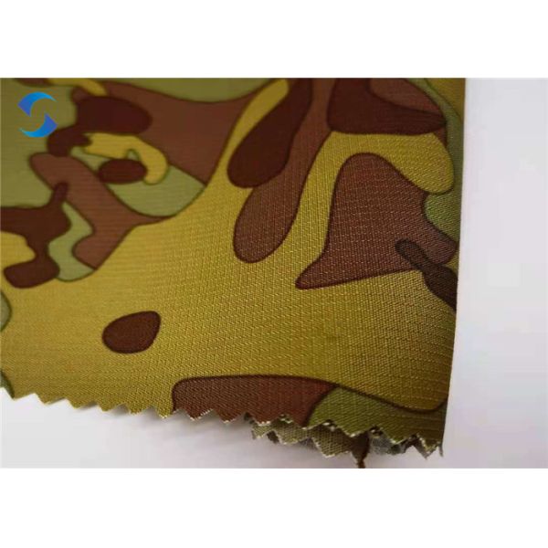 Tear Resistant TPU 100% Polyester Pongee Material As Military Clothing